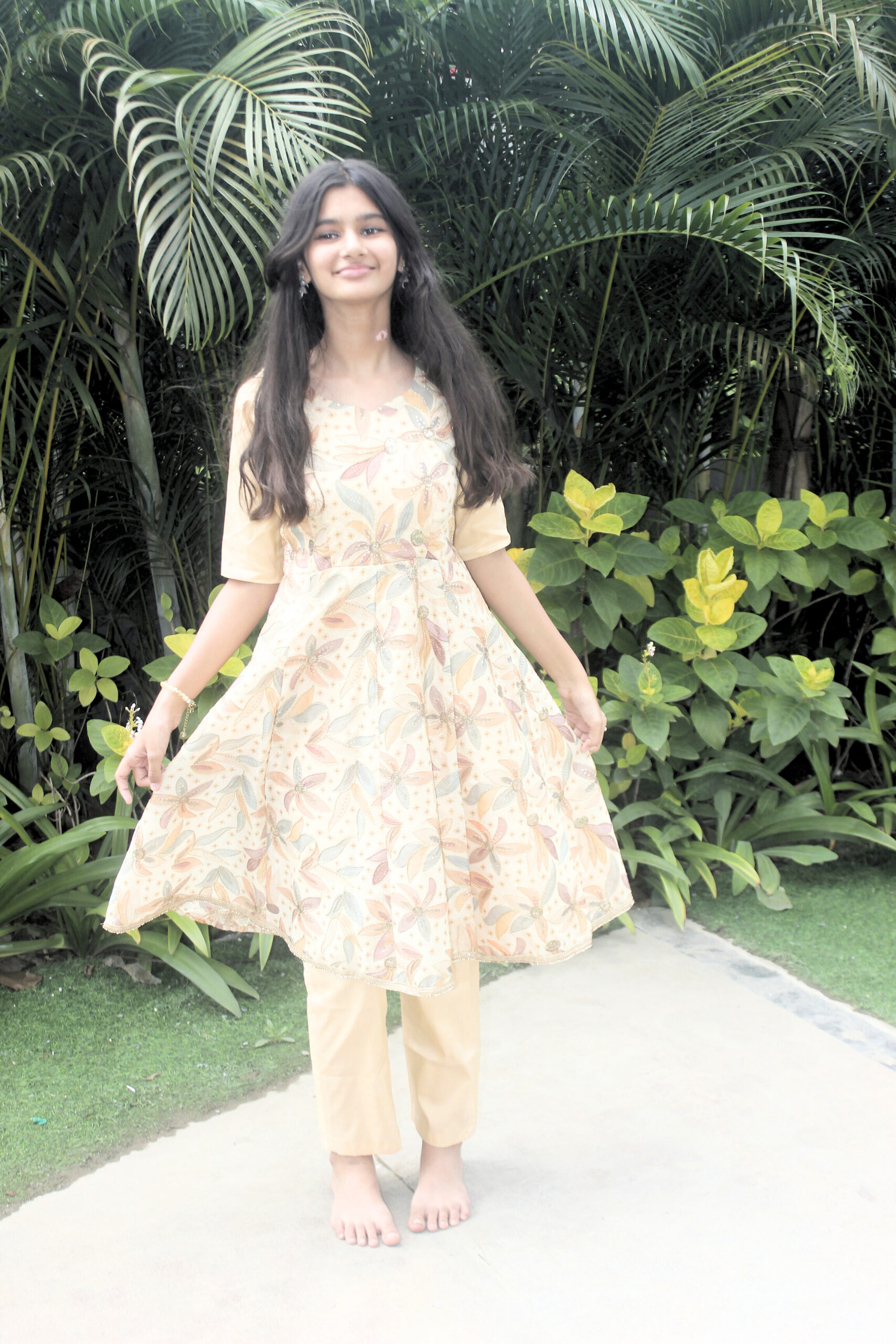 BEIGE ANARKALI - Image 4