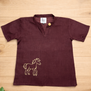 BROWN SHORT KURTA