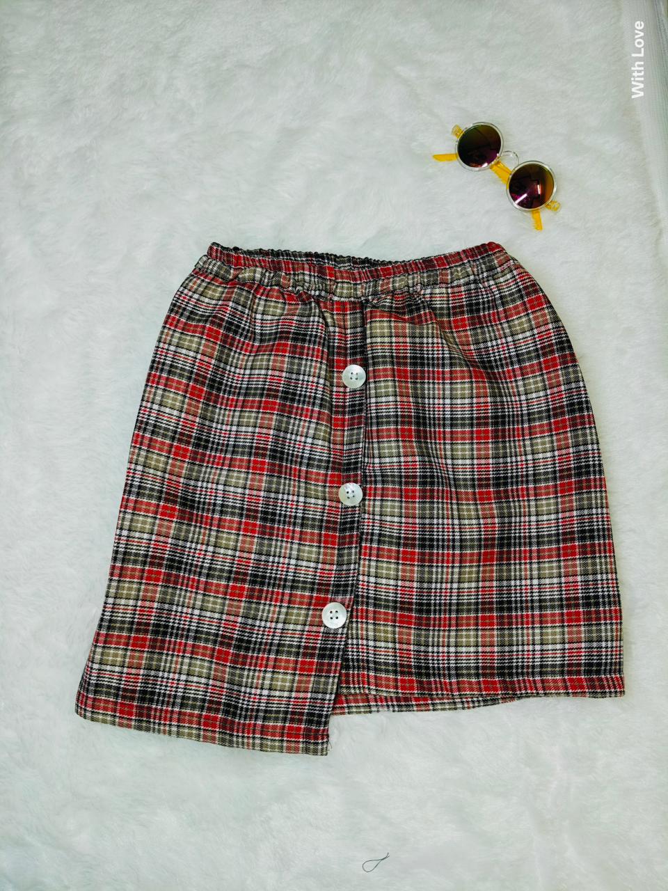 CHECKS SKIRT - Image 3